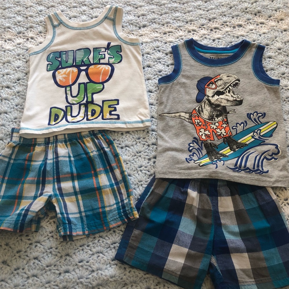 Healthtex 4pc set size 12 months